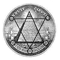 Dollar Bill (1935) with hexagram